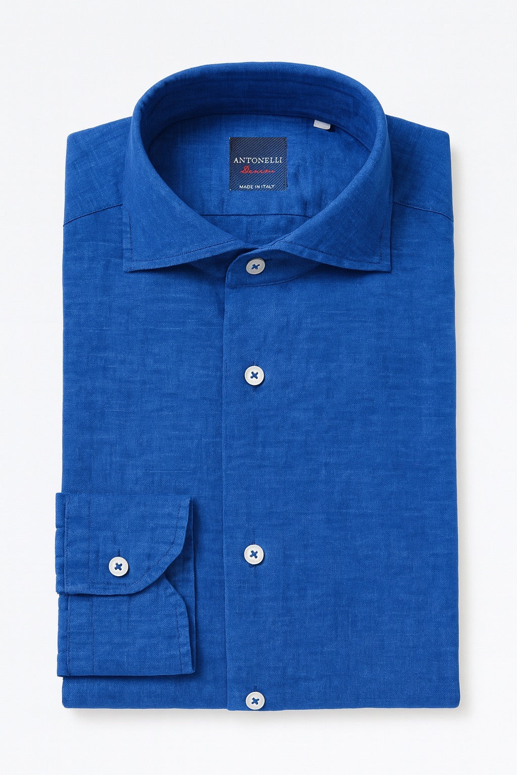 Camicia di Lino collo Francese