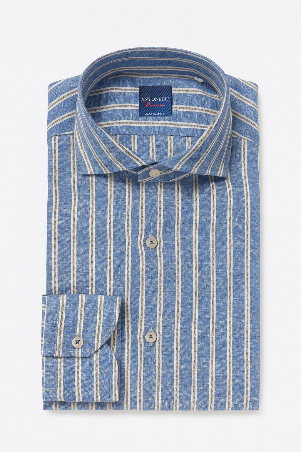 Camicia di Lino collo Francese