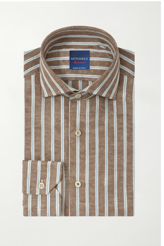 Camicia di Lino collo Francese
